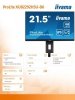 IIYAMA Monitor 21.5 cala XUB2292HSU-B6 IPS,100Hz,FreeSync,PIVOT,0.4ms,HDMI,  DP,4xUSB(3.2),2x2W,HAS(150mm)
